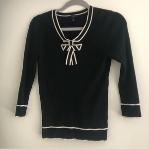 Talbots pretty sweater with bow